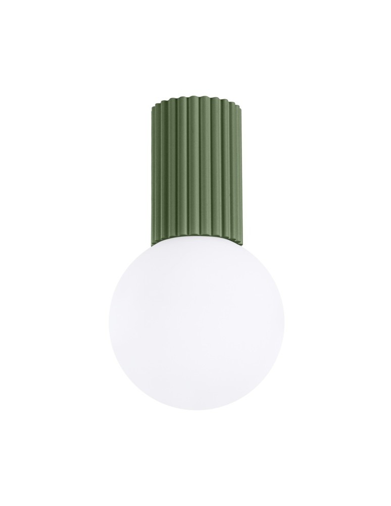 Ceiling lamps spheres - Sollux Plafond HALO olive green IP44 SL.1723 - product kolory-swiatla.pl 1