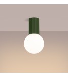 Ceiling lamps spheres - Sollux Plafond HALO olive green IP44 SL.1723 - product 3