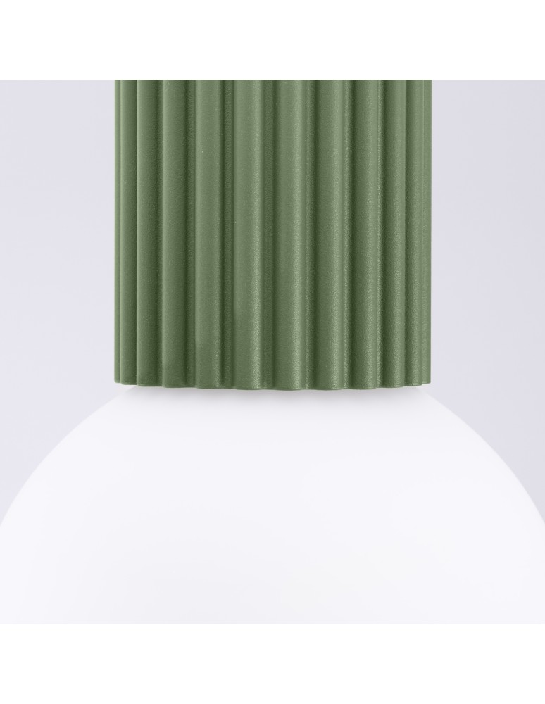 Ceiling lamps spheres - Sollux Plafond HALO olive green IP44 SL.1723 - product kolory-swiatla.pl 5