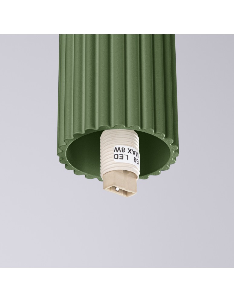 Ceiling lamps spheres - Sollux Plafond HALO olive green IP44 SL.1723 - product kolory-swiatla.pl 6