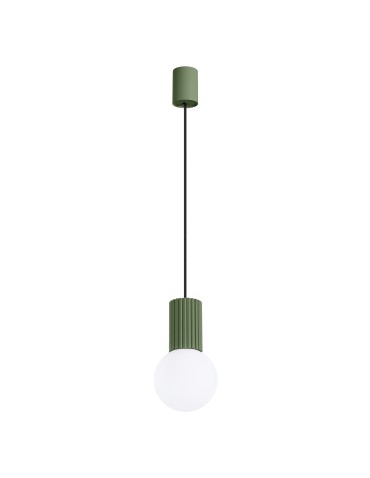 Sollux HALO 1 hanging lamp green olive SL.1724