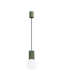 Sollux HALO 1 hanging lamp green olive SL.1724