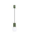 Sollux HALO 1 hanging lamp green olive SL.1724