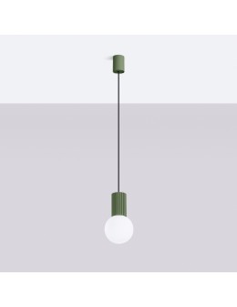 Sollux Lampa wisząca HALO 1 zielona oliwka SL.1724 - produkt 2