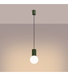 Pendant lamps spheres - Sollux HALO 1 hanging lamp green olive SL.1724 - product 3
