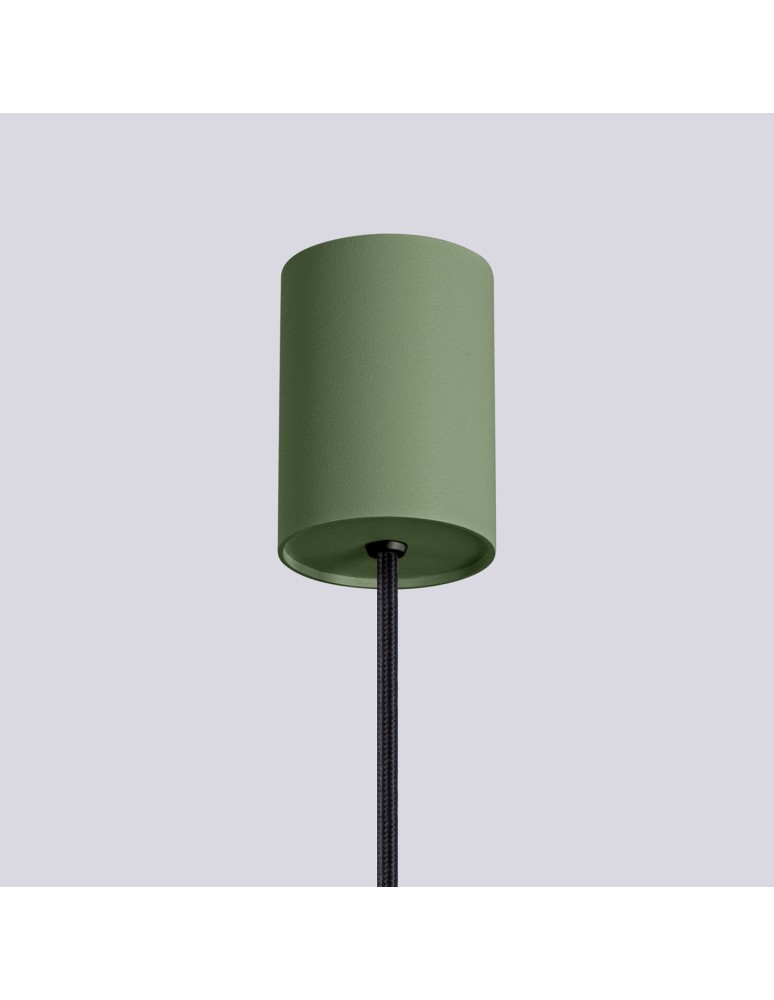 Pendant lamps spheres - Sollux HALO 1 hanging lamp green olive SL.1724 - product kolory-swiatla.pl 6