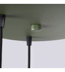 Pendant lamps spheres - Sollux HALO 3P pendant lamp green olive SL.1725 - product 7