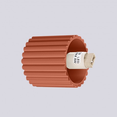 Sollux Kinkiet HALO ochra czerwona IP44 SL.1727