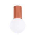 Ceiling lamps spheres - Sollux Plafond HALO ochre red IP44 SL.1728 - product 1
