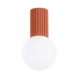 Sollux Plafon HALO ochra czerwona IP44 SL.1728