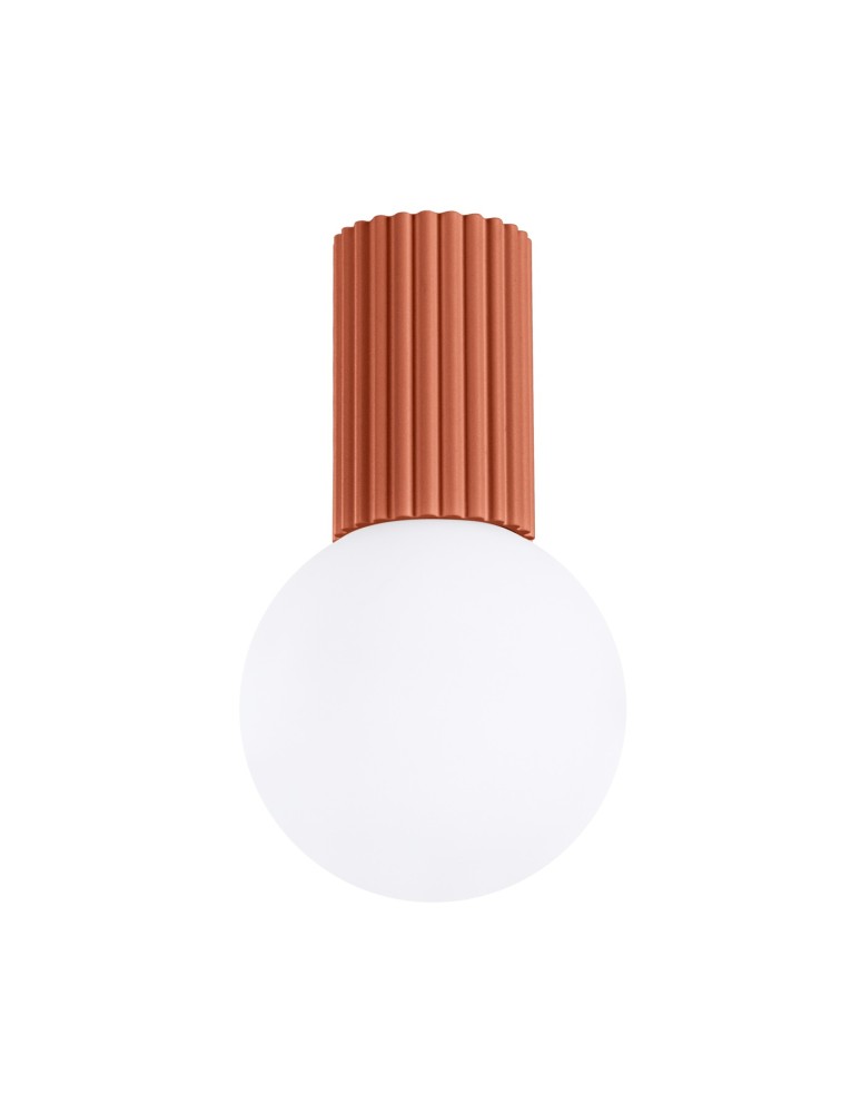 Ceiling lamps spheres - Sollux Plafond HALO ochre red IP44 SL.1728 - product kolory-swiatla.pl 1