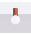 Ceiling lamps spheres - Sollux Plafond HALO ochre red IP44 SL.1728 - product 2