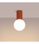 Ceiling lamps spheres - Sollux Plafond HALO ochre red IP44 SL.1728 - product 3