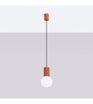 Pendant lamps spheres - Sollux HALO 1 ochre red pendant lamp SL.1729 - product 2