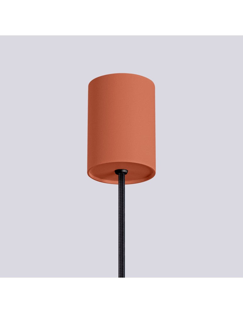 Pendant lamps spheres - Sollux HALO 1 ochre red pendant lamp SL.1729 - product kolory-swiatla.pl 6