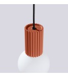 Pendant lamps spheres - Sollux HALO 1 ochre red pendant lamp SL.1729 - product 7