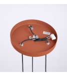 Pendant lamps spheres - Sollux HALO 3P ochre red pendant lamp SL.1730 - product 8