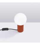 Sollux Lampa biurkowa HALO ochra czerwona SL.1731