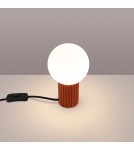 Sollux Lampa biurkowa HALO ochra czerwona SL.1731