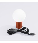 Sollux Lampa biurkowa HALO ochra czerwona SL.1731