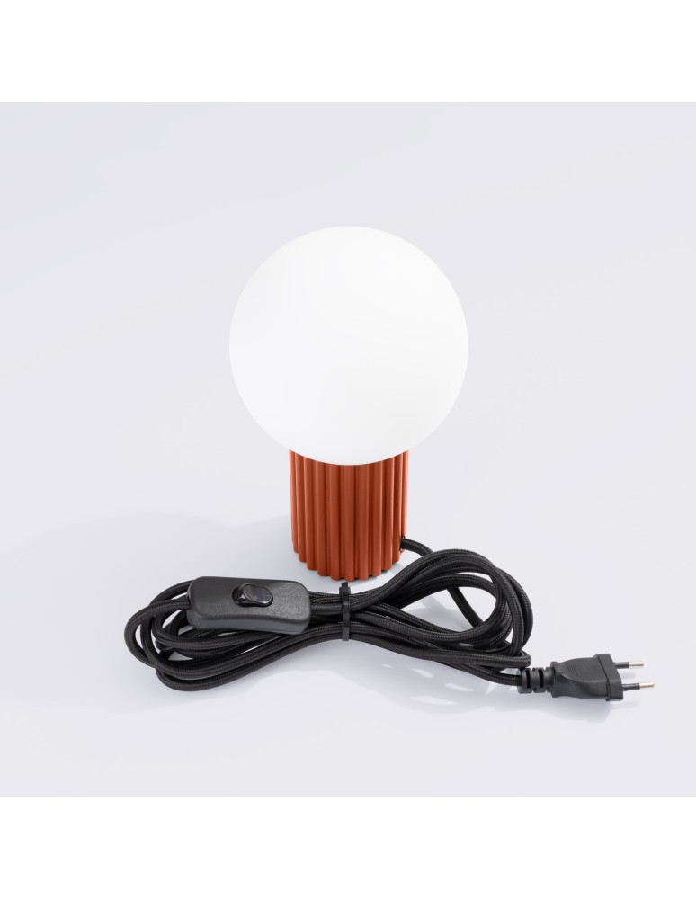 Decorative table lamps - Sollux HALO ochre red desk lamp SL.1731 - product kolory-swiatla.pl 5