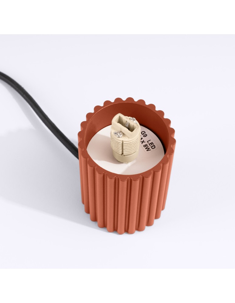 Sollux Lampa biurkowa HALO ochra czerwona SL.1731