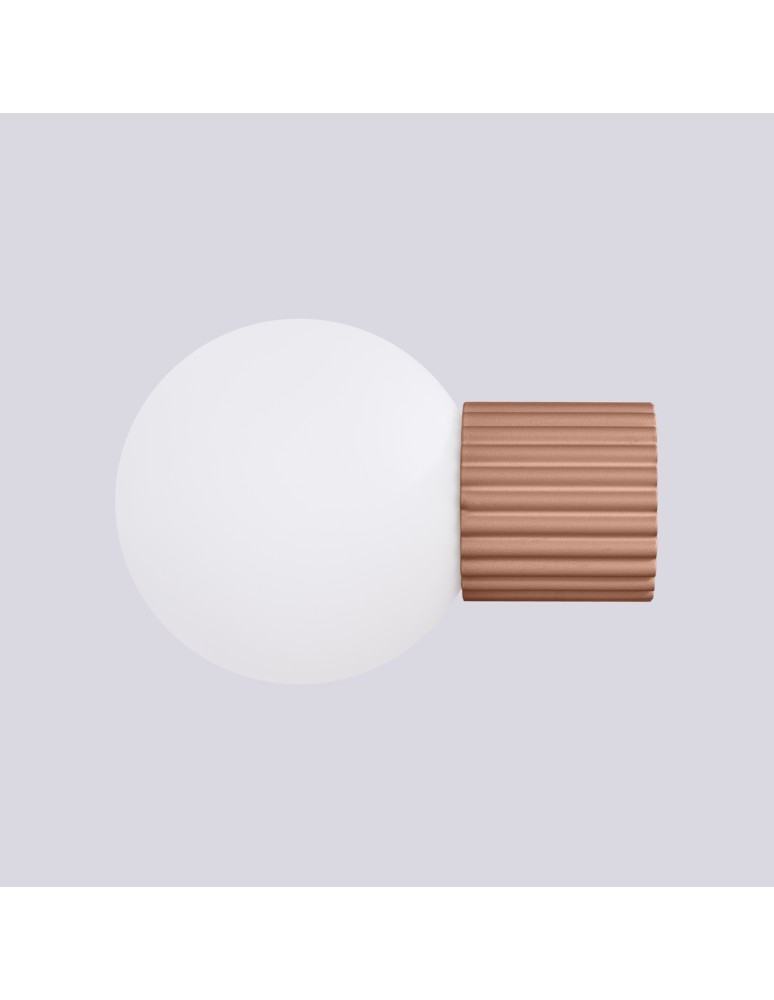 Wall lamps spheres - Sollux Wall lamp HALO mocca IP44 SL.1732 - product kolory-swiatla.pl 5