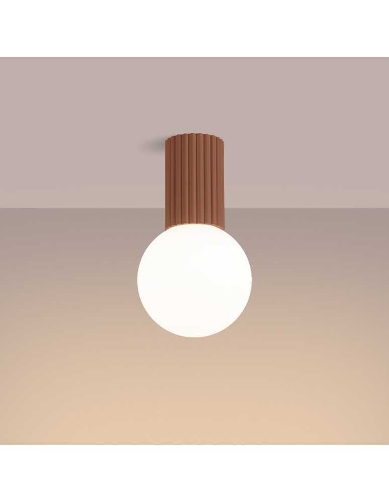 Ceiling lamps spheres - Sollux Plafond HALO mocca IP44 SL.1733 - product kolory-swiatla.pl 3
