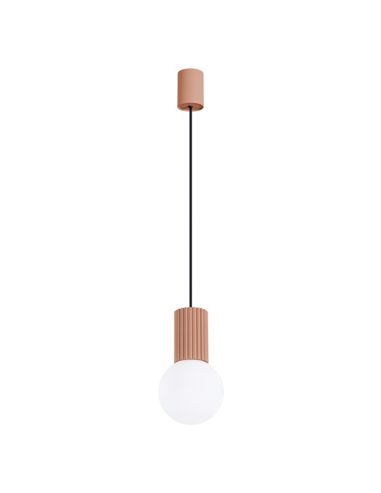 Pendant lamps spheres - Sollux HALO 1 mocca pendant lamp SL.1734 - product kolory-swiatla.pl 1