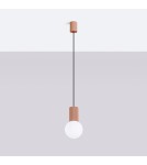 Pendant lamps spheres - Sollux HALO 1 mocca pendant lamp SL.1734 - product 2