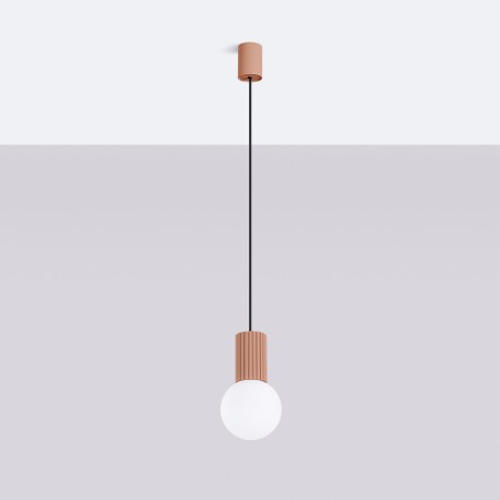 Sollux Lampa wisząca HALO 1 mocca SL.1734