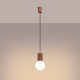 Sollux Lampa wisząca HALO 1 mocca SL.1734