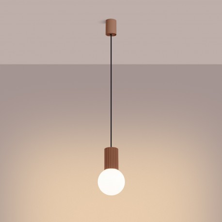 Sollux Lampa wisząca HALO 1 mocca SL.1734