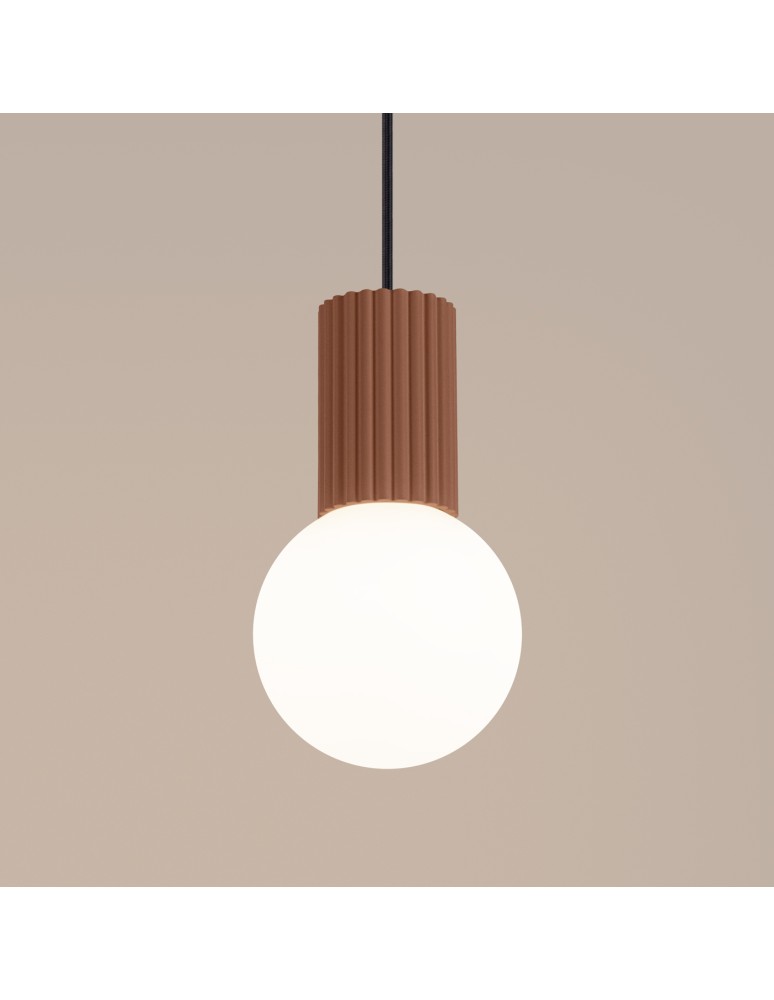 Pendant lamps spheres - Sollux HALO 1 mocca pendant lamp SL.1734 - product kolory-swiatla.pl 4