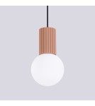Pendant lamps spheres - Sollux HALO 1 mocca pendant lamp SL.1734 - product 5
