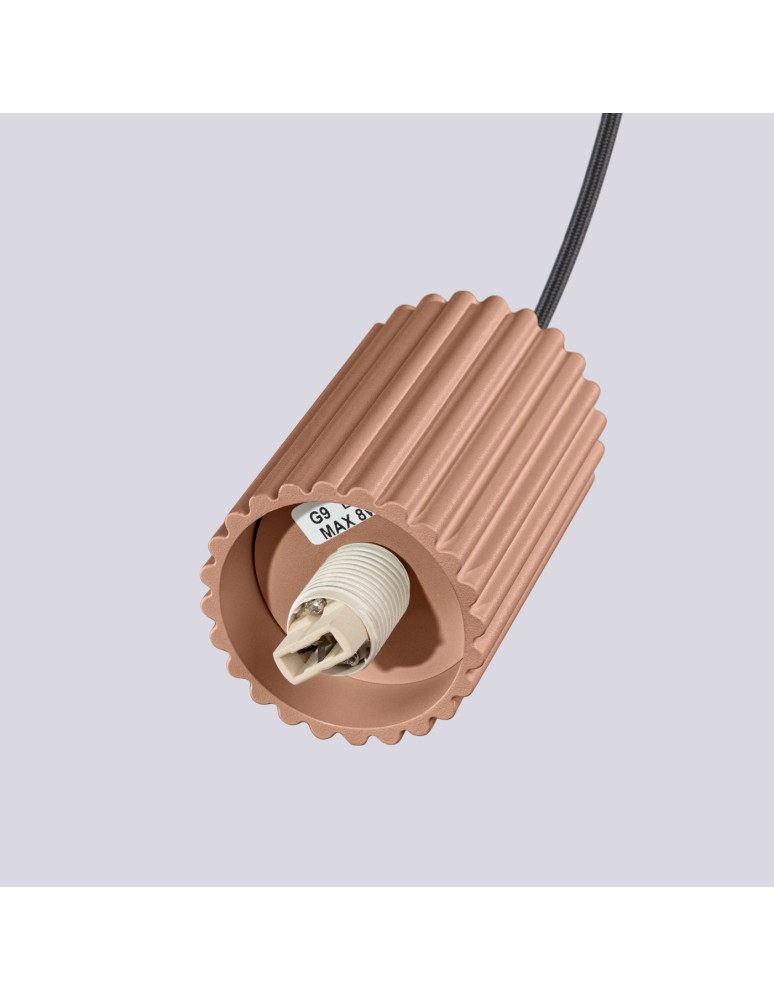 Pendant lamps spheres - Sollux HALO 1 mocca pendant lamp SL.1734 - product kolory-swiatla.pl 9