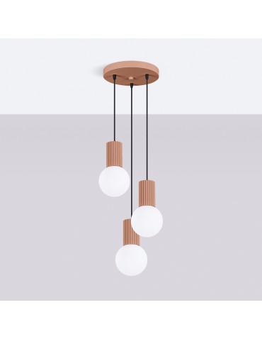 Sollux Lampa wisząca HALO 3P mocca SL.1735 - produkt 2