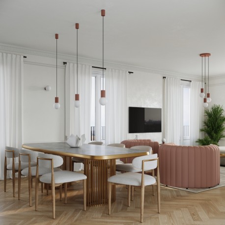 Sollux Lampa biurkowa HALO mocca SL.1736
