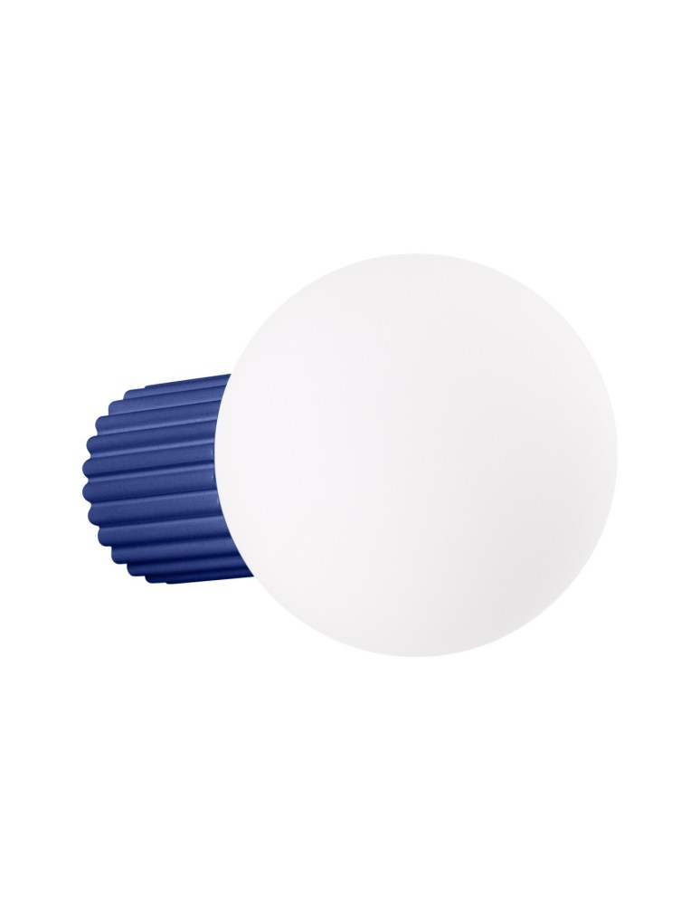 Wall lamps spheres - Sollux Wall lamp HALO ultramarine IP44 SL.1737 - product kolory-swiatla.pl 1