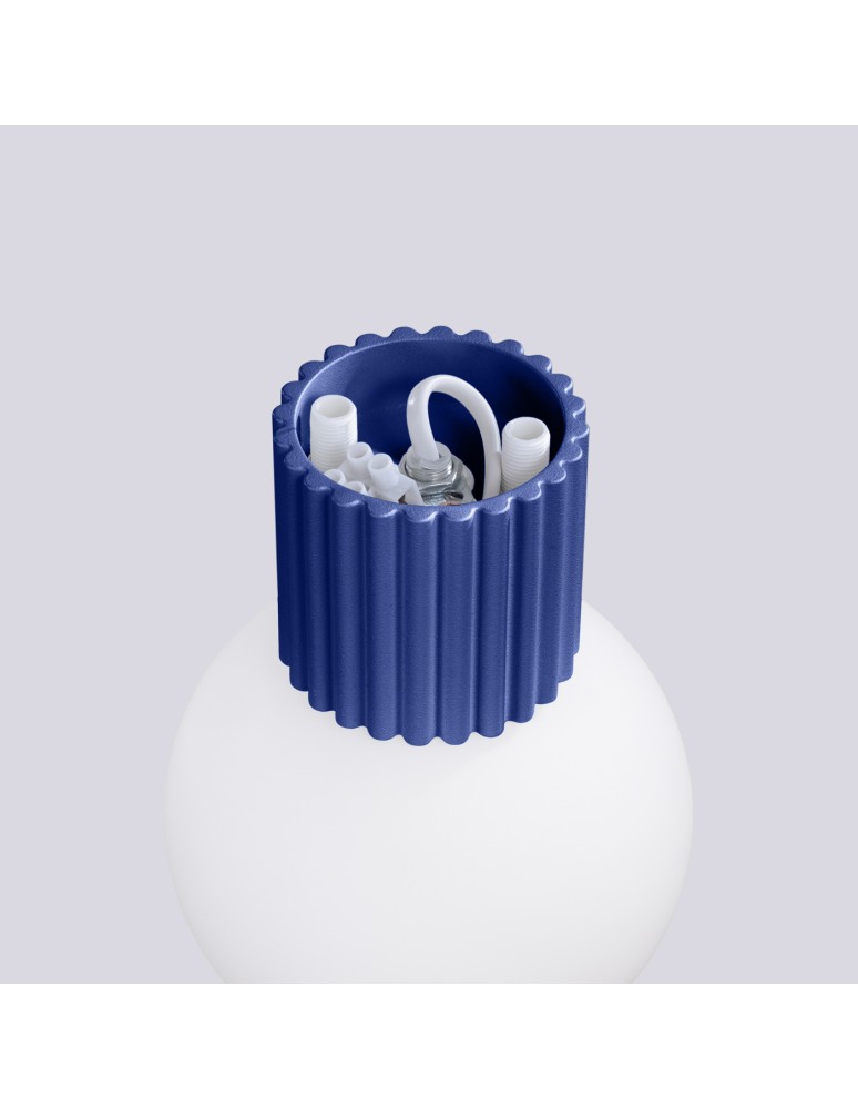 Wall lamps spheres - Sollux Wall lamp HALO ultramarine IP44 SL.1737 - product kolory-swiatla.pl 7