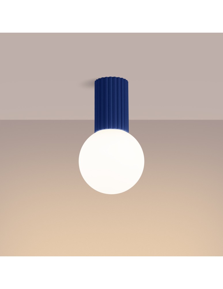 Ceiling lamps spheres - Sollux Plafond HALO ultramarine IP44 SL.1738 - product kolory-swiatla.pl 3