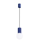 Pendant lamps spheres - Sollux HALO 1 ultramarine pendant lamp SL.1739 - product 1