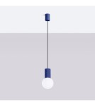Pendant lamps spheres - Sollux HALO 1 ultramarine pendant lamp SL.1739 - product 2