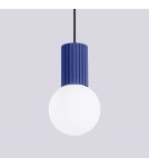Pendant lamps spheres - Sollux HALO 1 ultramarine pendant lamp SL.1739 - product 5