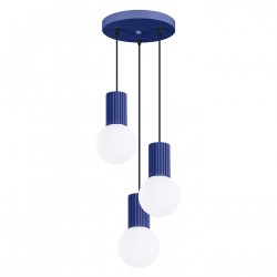 Sollux Lampa wisząca HALO 3P ultramaryna SL.1740