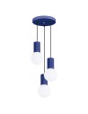 Sollux HALO 3P ultramarine pendant lamp SL.1740