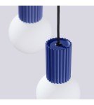 Pendant lamps spheres - Sollux HALO 3P ultramarine pendant lamp SL.1740 - product 6