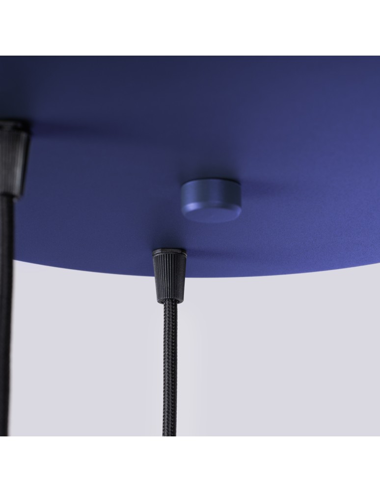 Pendant lamps spheres - Sollux HALO 3P ultramarine pendant lamp SL.1740 - product kolory-swiatla.pl 7