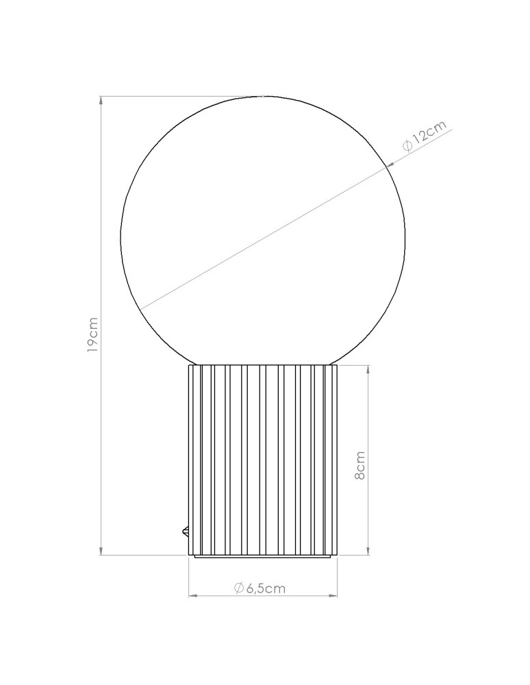 Decorative table lamps - Sollux HALO ultramarine desk lamp SL.1741 - product kolory-swiatla.pl 8