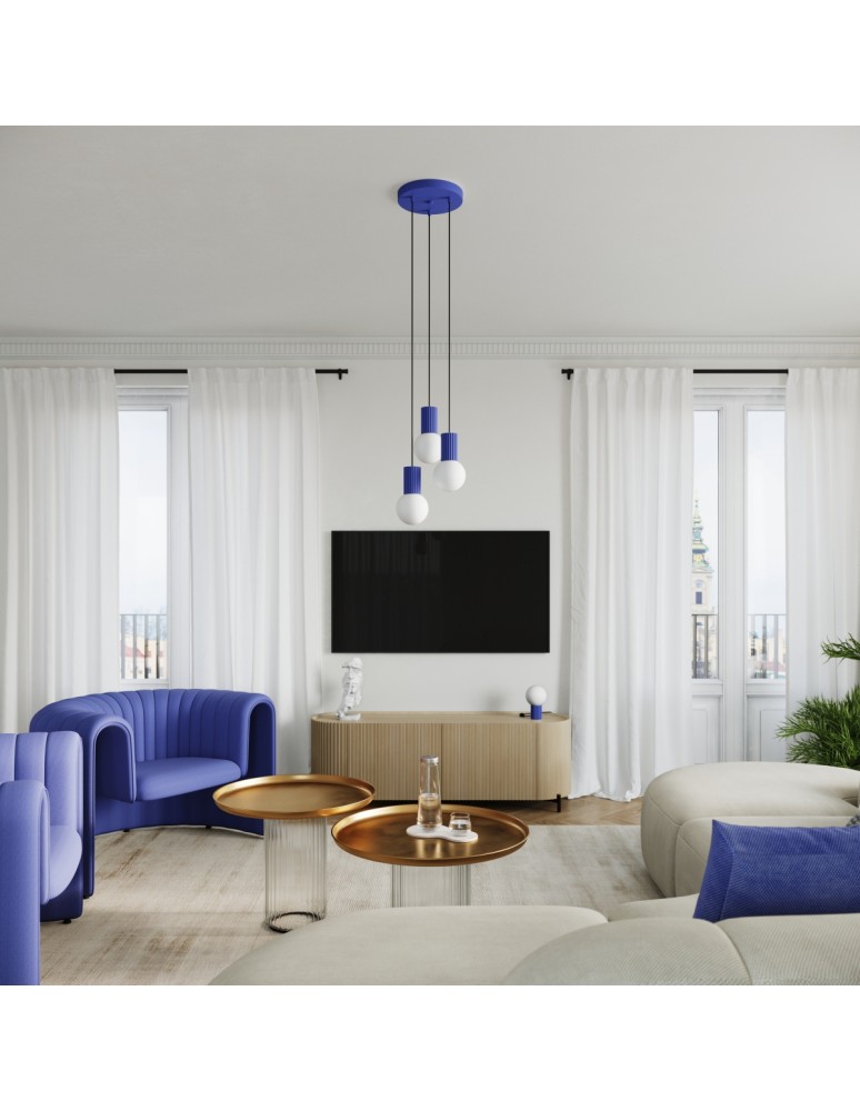 Decorative table lamps - Sollux HALO ultramarine desk lamp SL.1741 - product kolory-swiatla.pl 10